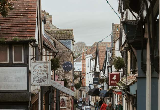 Trendy and arty Frome is just 30 minutes away and probably has Somerset's most eclectic mix of shops, eateries and retailers. Time your visit with their famous Sunday markets.