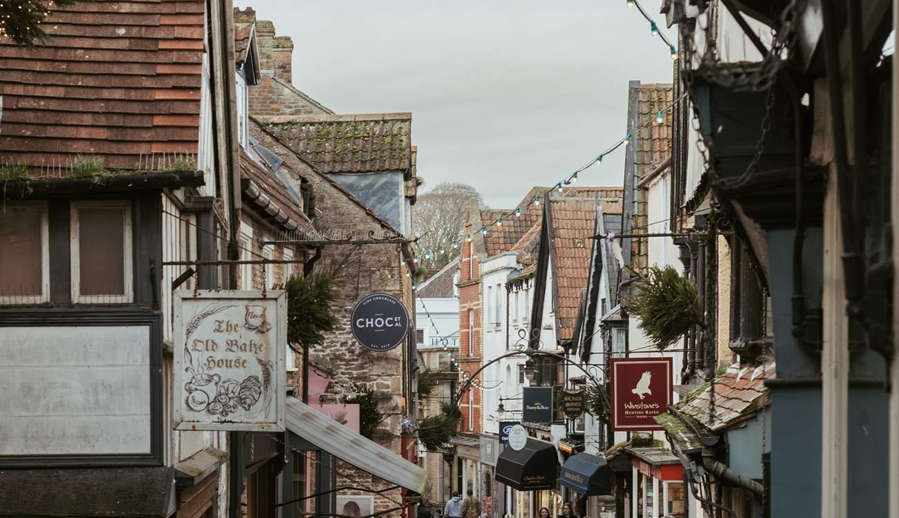 Trendy and arty Frome is just 30 minutes away and probably has Somerset's most eclectic mix of shops, eateries and retailers. Time your visit with their famous Sunday markets.