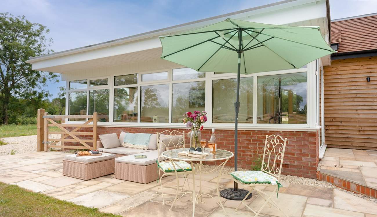 Off the conservatory you will find the lovely, private and enclosed rear garden which looks over fields and provides a wonderful spot to while away the hours...