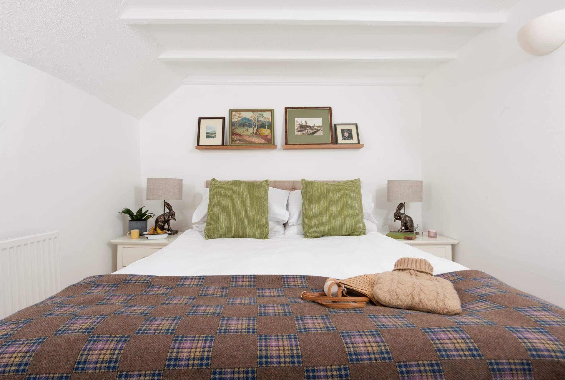 Bedroom 1 on the first floor is a king-size.