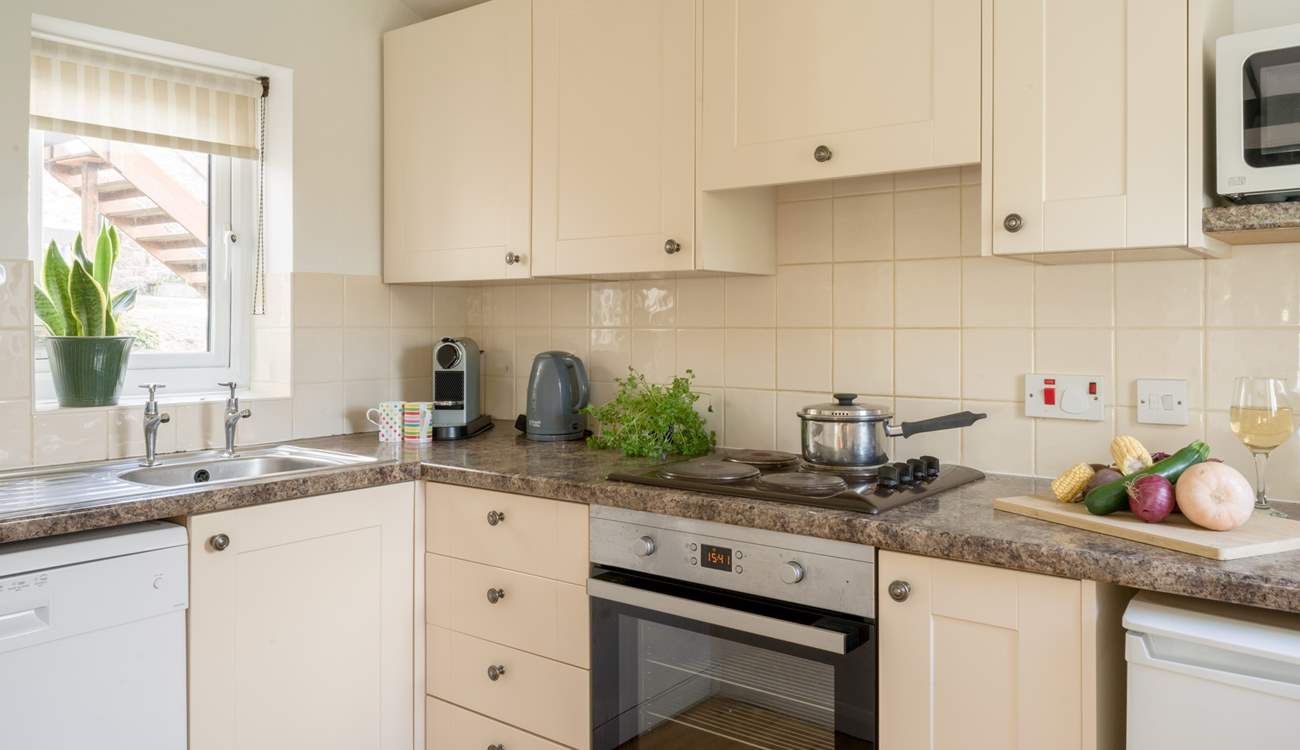 The kitchen has everything you will need including that all-important dishwasher.