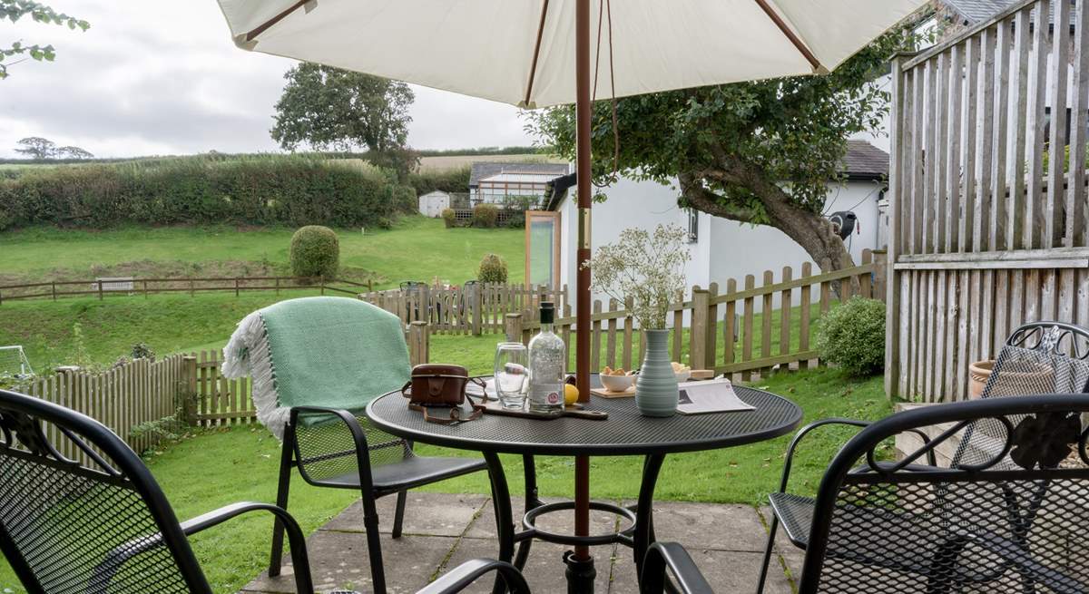 Your fully enclosed garden can be found just across the courtyard.