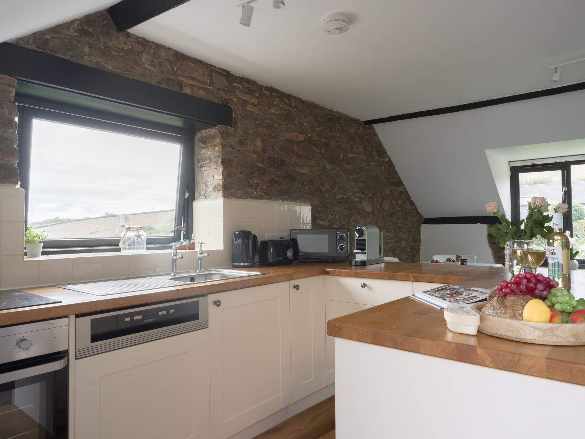 Being on the first floor, you have amazing views.