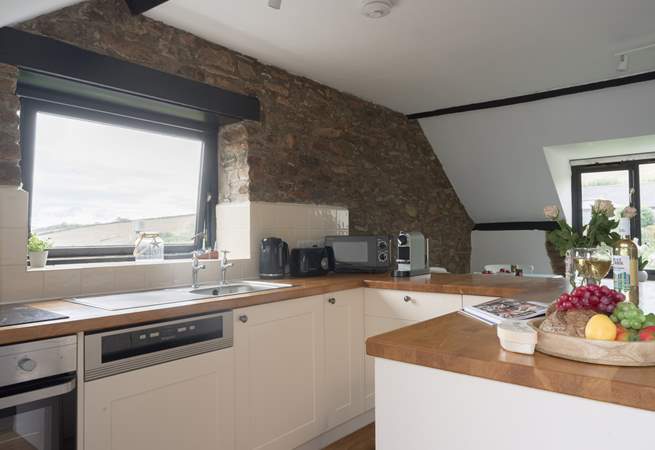 Being on the first floor, you have amazing views.