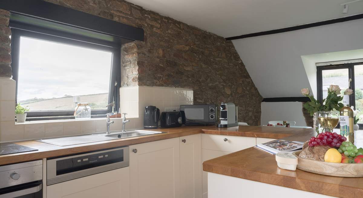 Being on the first floor, you have amazing views.