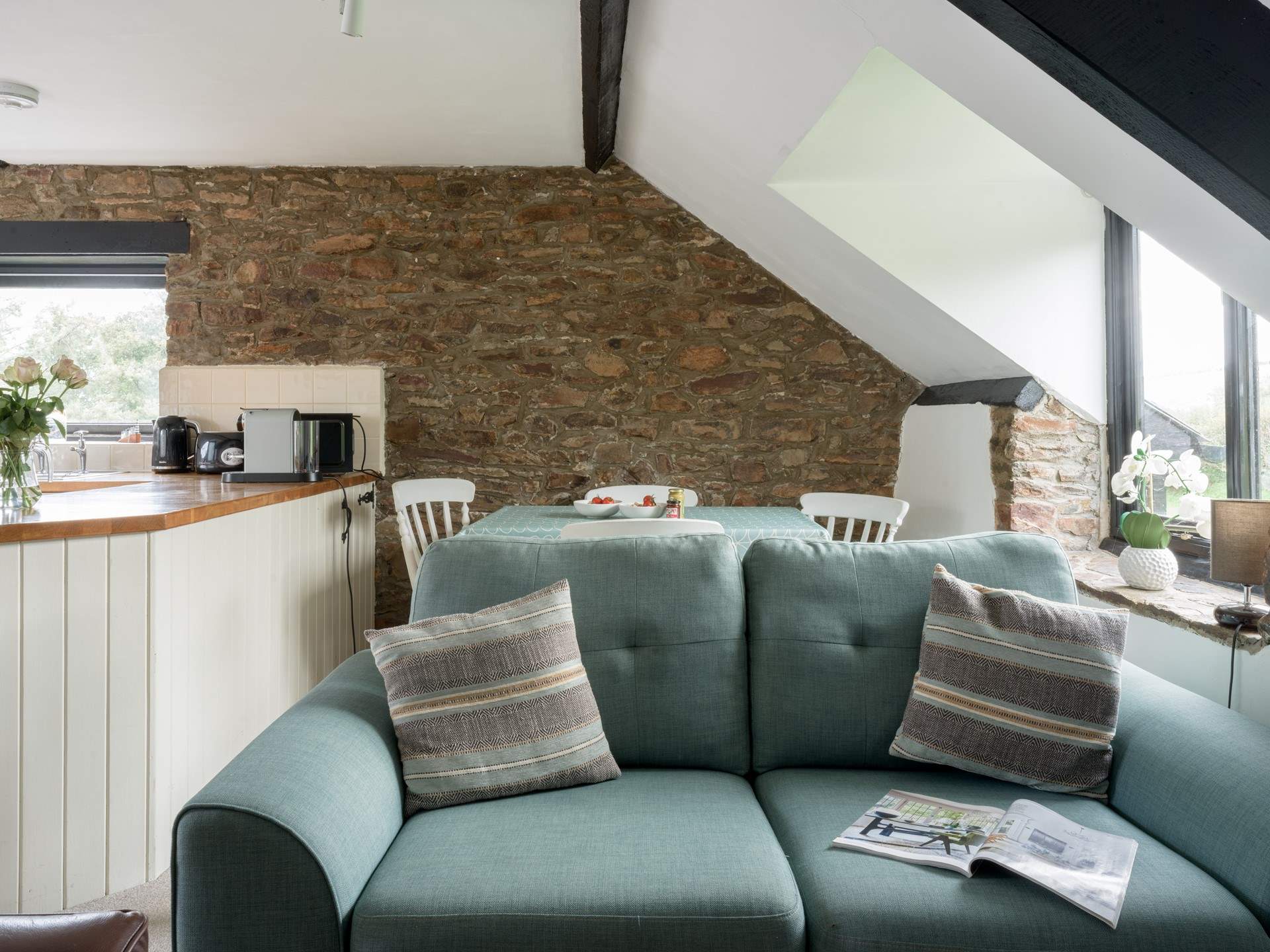 Enjoy cosy evenings snuggled on the sofas after a busy day of exploring.