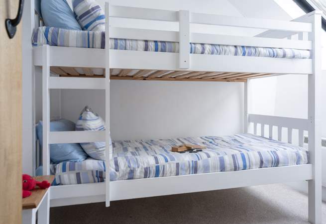 The cute bunk bedroom - perfect for the little ones.