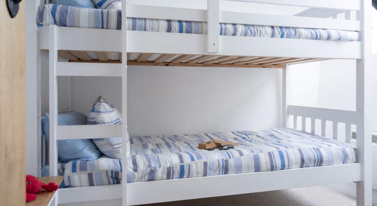 The cute bunk bedroom - perfect for the little ones.