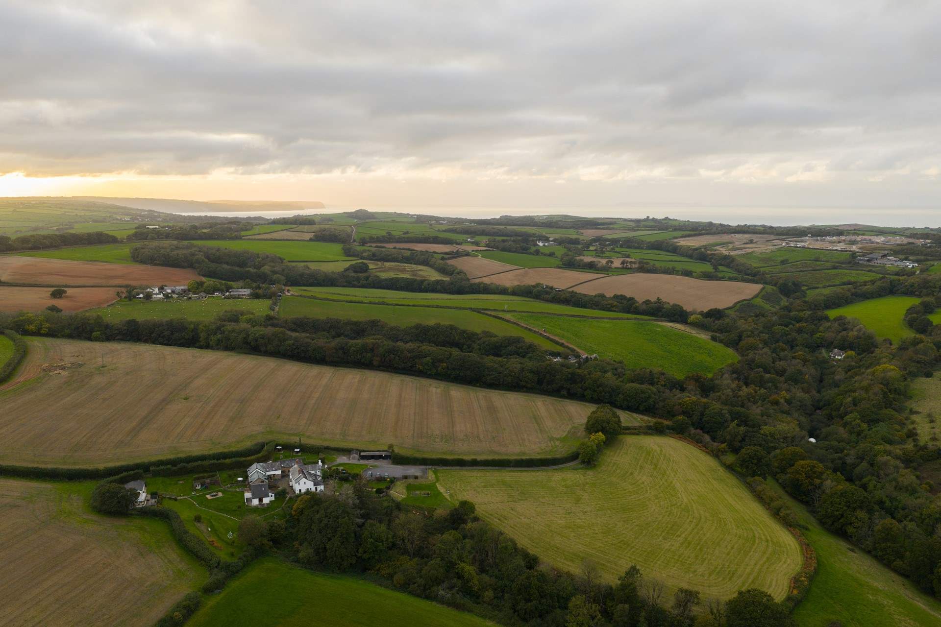 Robin Hill Farm is set in a quiet countryside location but close to the north Devon coast.