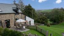 Kingfisher Cottage, looks out over the grounds the perfect spot to watch the children.