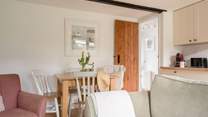 Kingfisher Cottage is all on one level making this perfect for those not wanting to take the stairs.