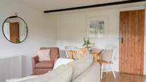 The light and airy open plan area.