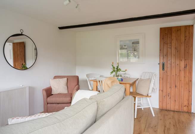 The light and airy open plan area.