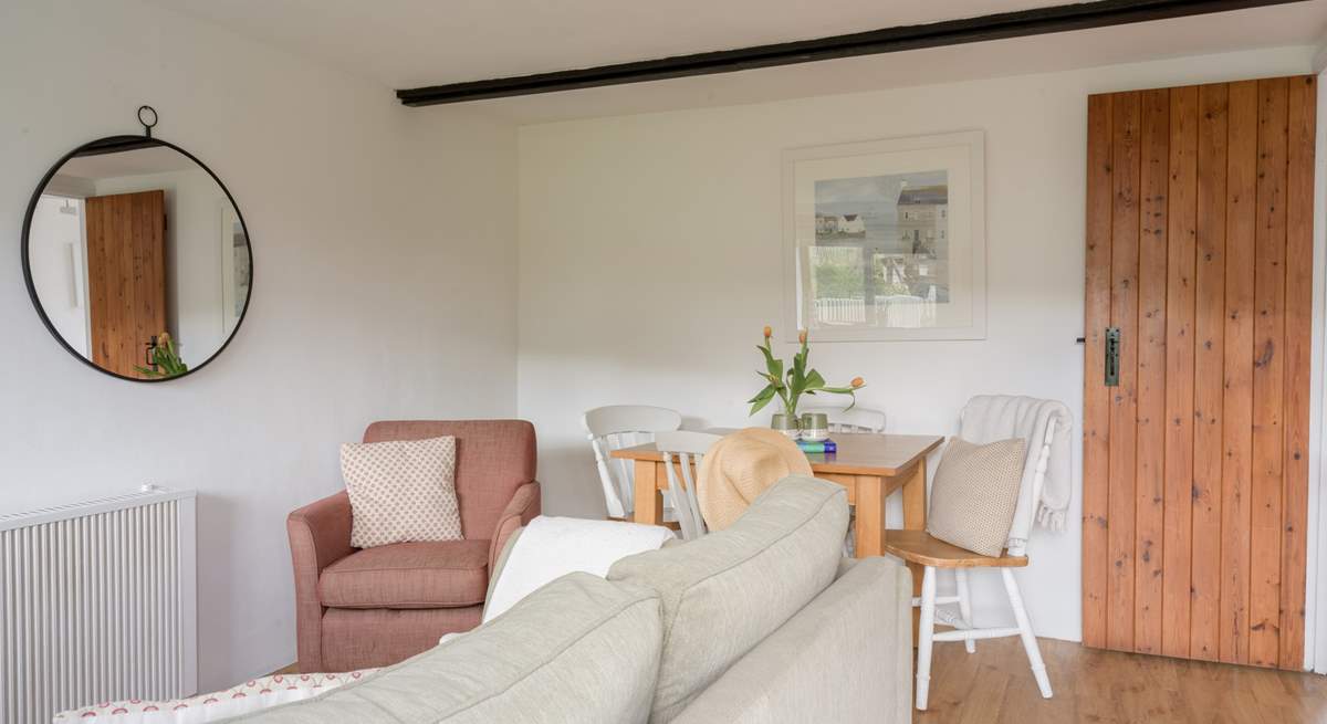 The light and airy open plan area.