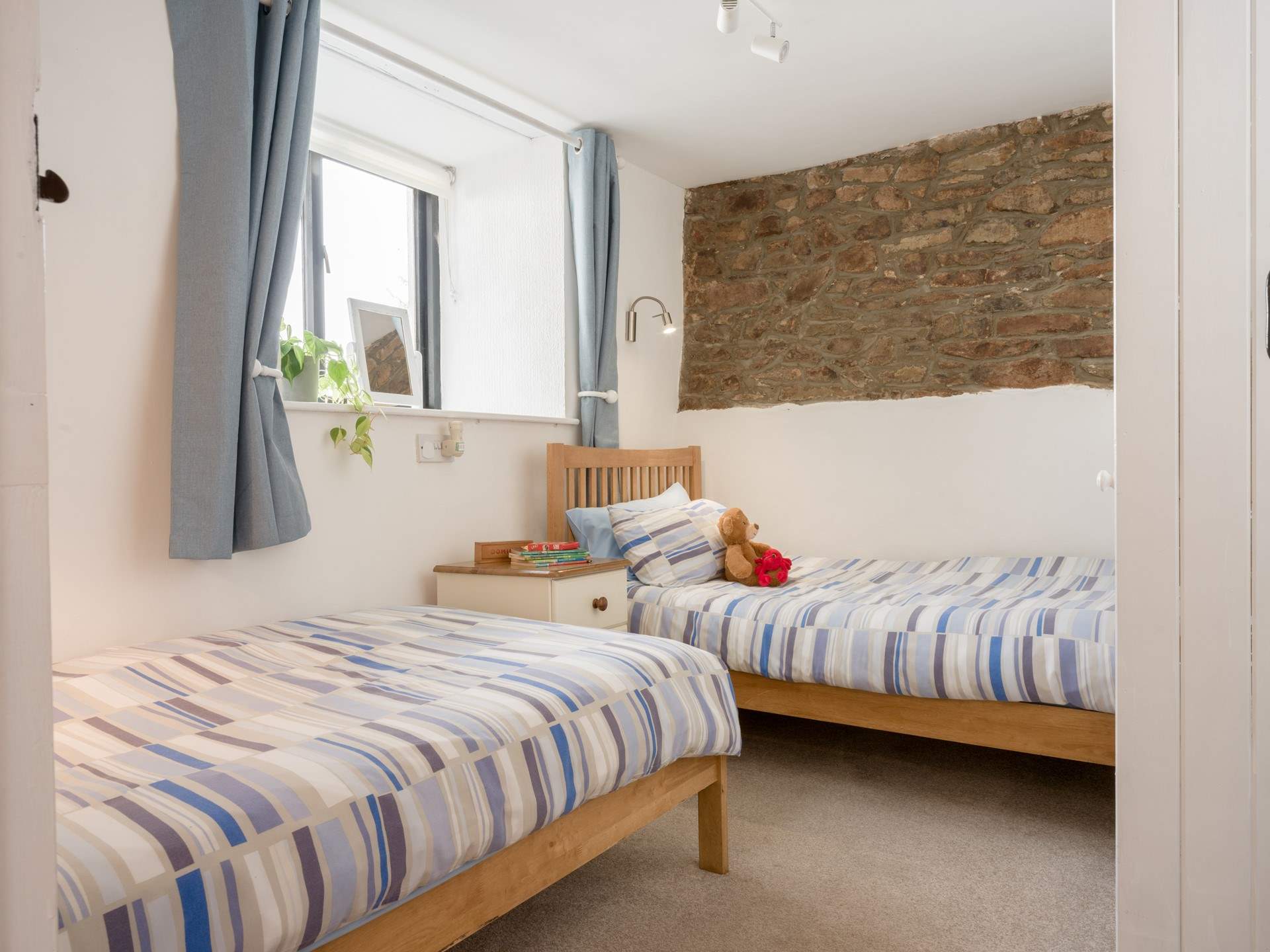 The twin room is suitable for both children and adults.