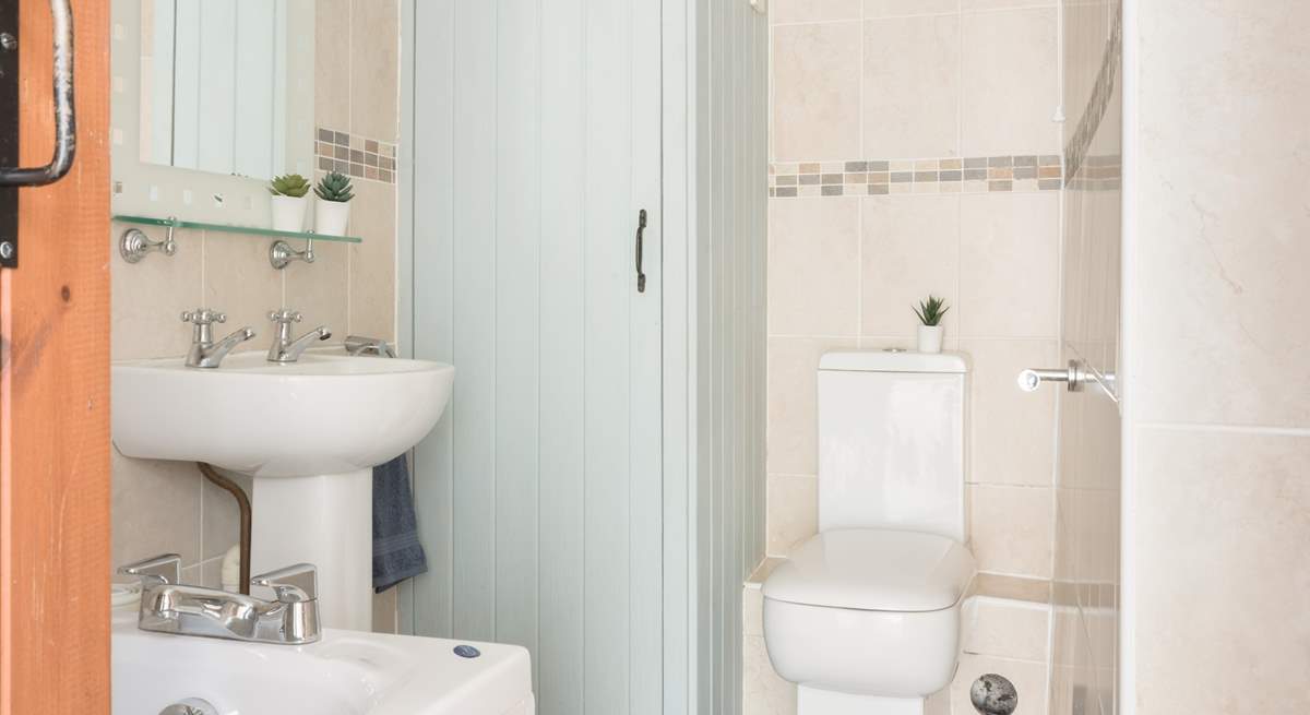 The family bathroom also has a fitted shower for that quick refresh in the morning before heading out for the day.