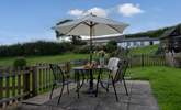 Enjoy dining al fresco in your enclosed garden. - Thumbnail Image
