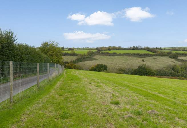 The field has been fenced off meaning your dog can enjoy some off-lead time.