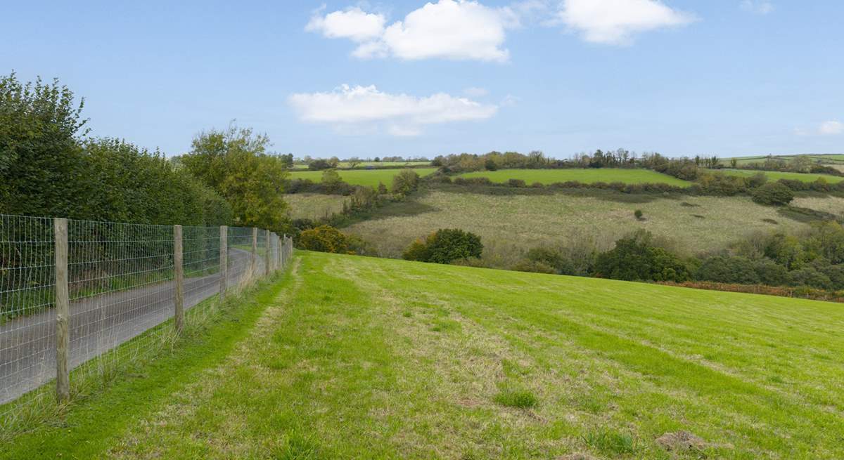 The field has been fenced off meaning your dog can enjoy some off-lead time.