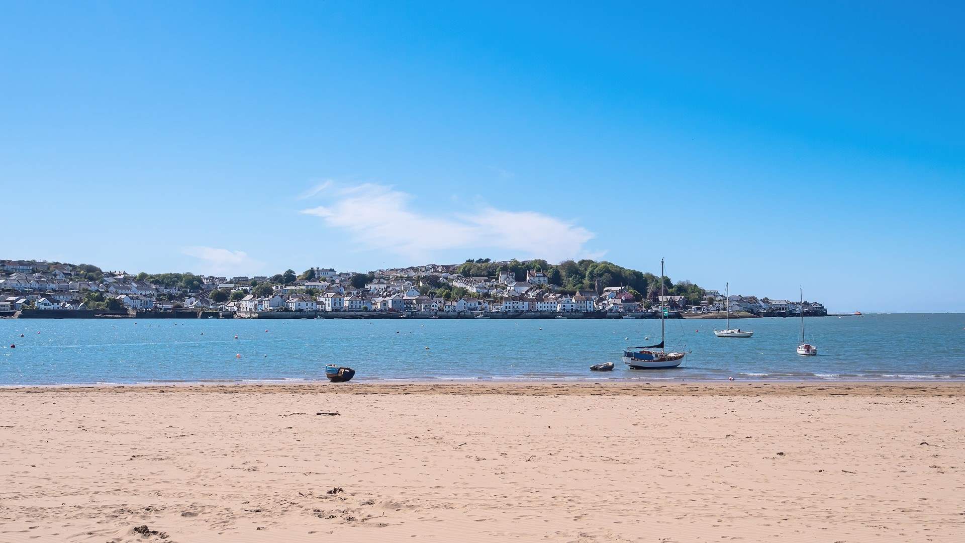Looking across to Appledore from Instow. You can catch a passenger ferry from Appledore in the summer months.