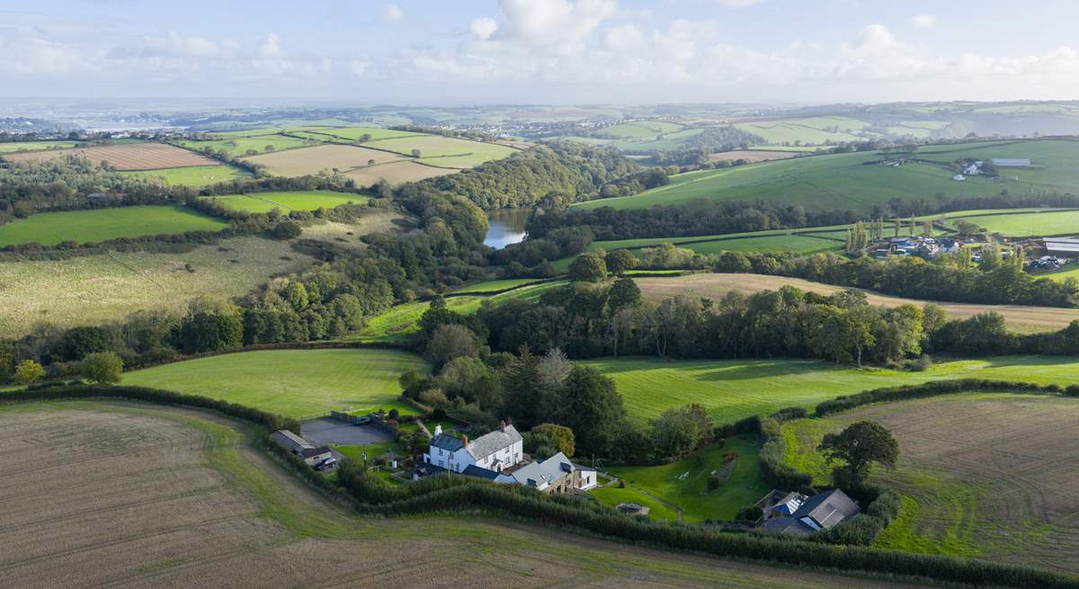 Surrounded by wonderful countryside but only a short drive from the coast.