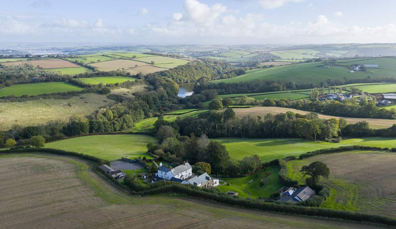 Surrounded by wonderful countryside but only a short drive from the coast.