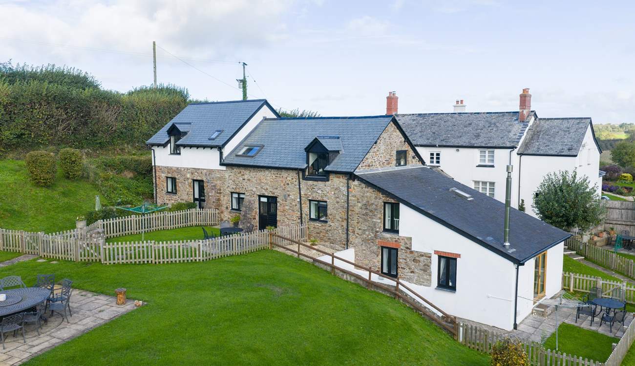 From the back door of this mid-terrace property walk out into your own private garden. There's also a communal garden where your children will make friends with other guests and make long lasting memories.