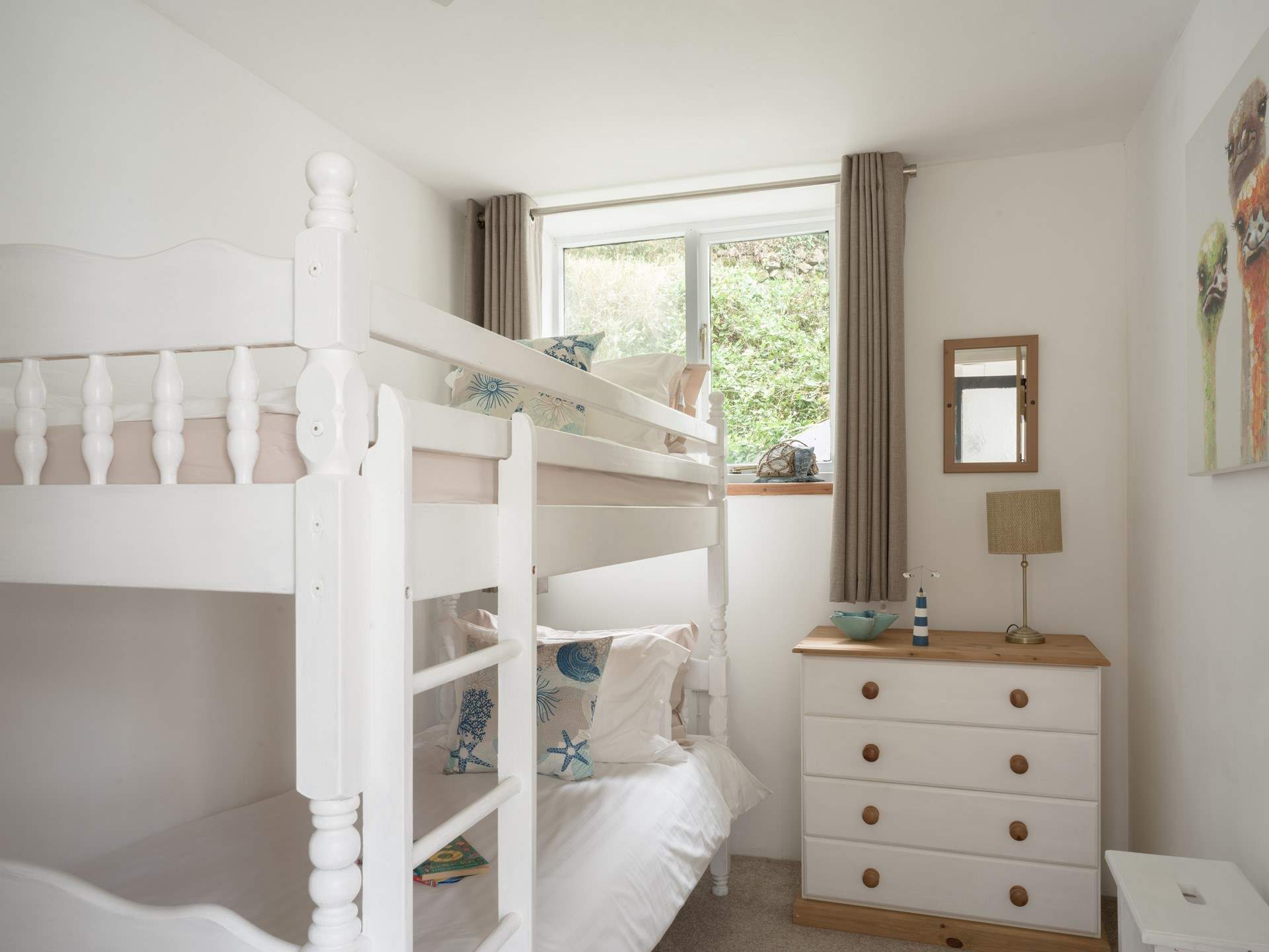 The children will love the bunk-beds.