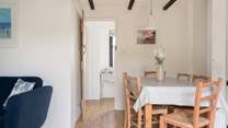 Enjoy lazy brunches or evening feasts around the dining-table.