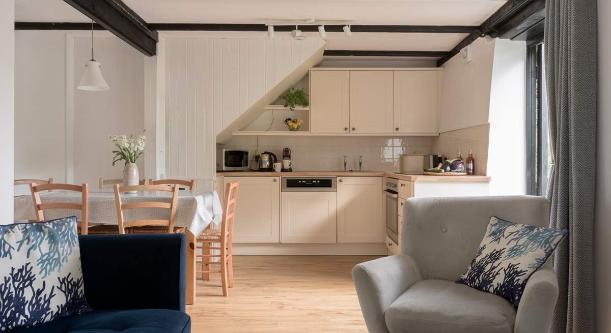 The open plan living area makes for sociable holidays with friends and family.