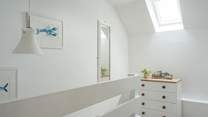 The landing links the twin room and double room on the first floor.
