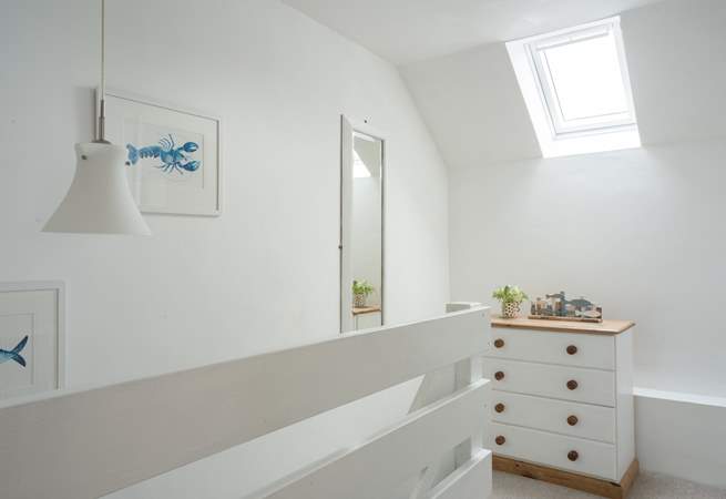 The landing links the twin room and double room on the first floor.