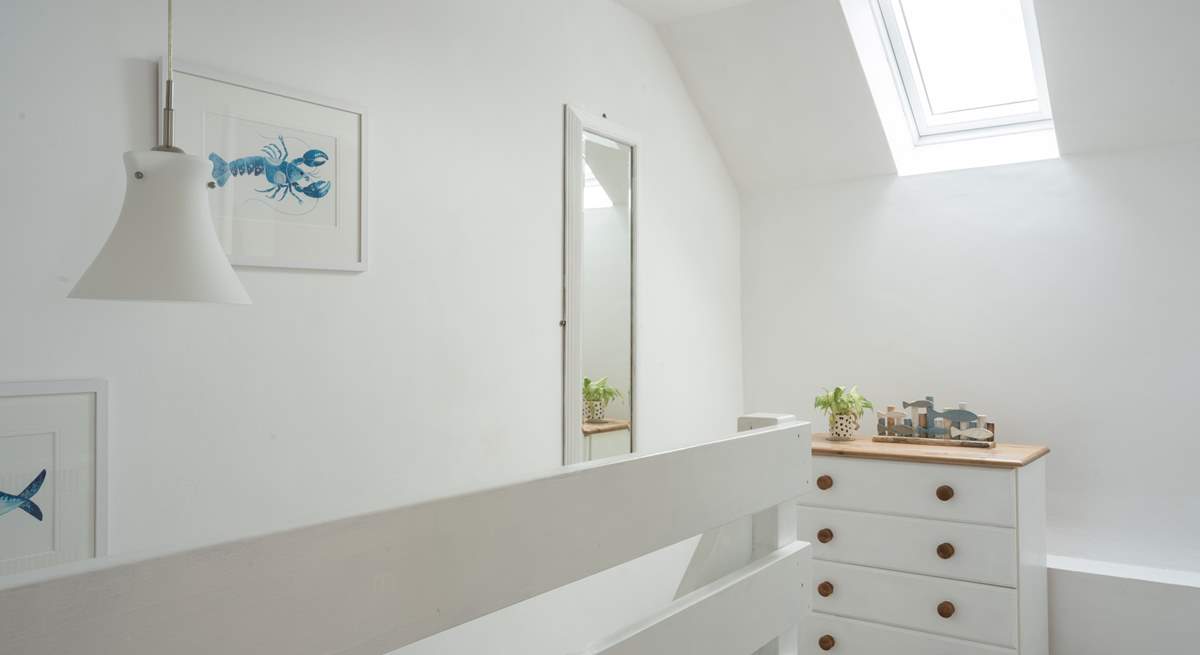 The landing links the twin room and double room on the first floor.