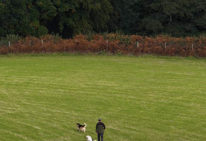 Time to pull the walking boots on and explore your wonderful setting. 