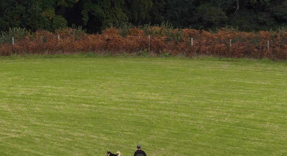 Time to pull the walking boots on and explore your wonderful setting. 