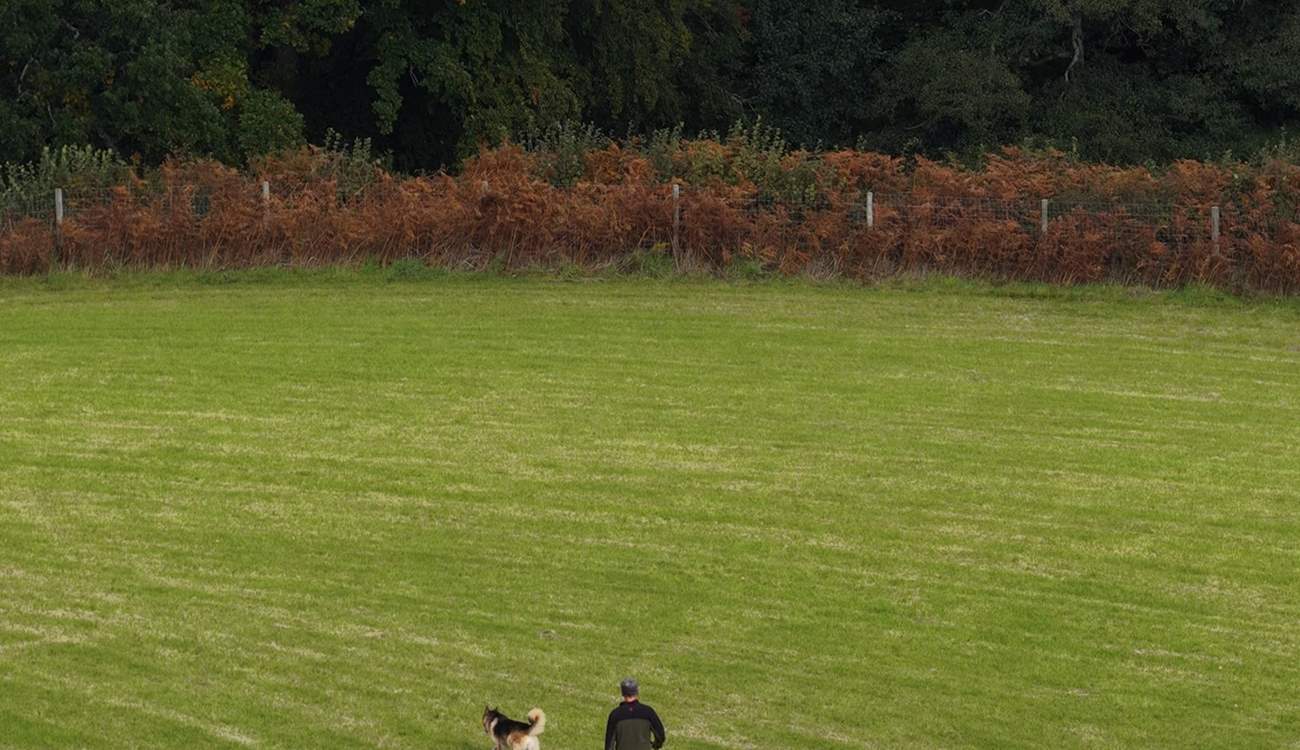 Time to pull the walking boots on and explore your wonderful setting. 