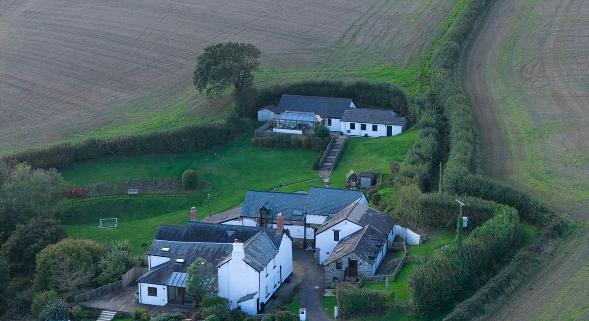 Puffin Cottage nestles beautifully in this tranquil setting.
