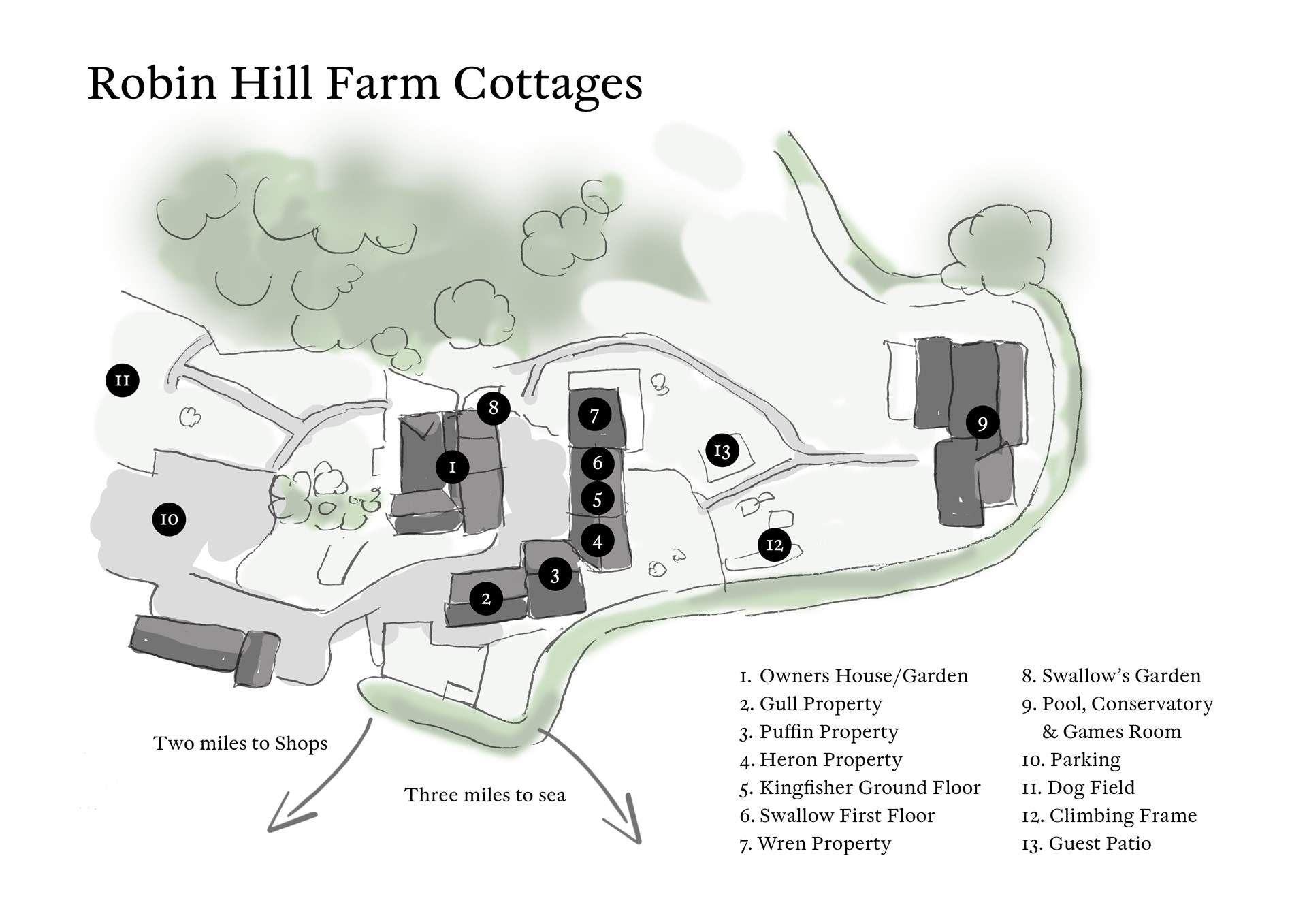 The perfect site with everyone enjoying their own holiday home.