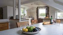 Come together around the dining-table and talk about the day's adventures.