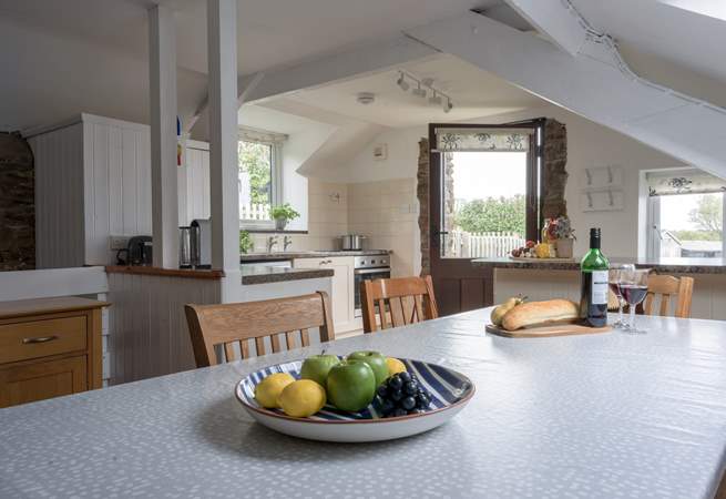 Come together around the dining-table and talk about the day's adventures.