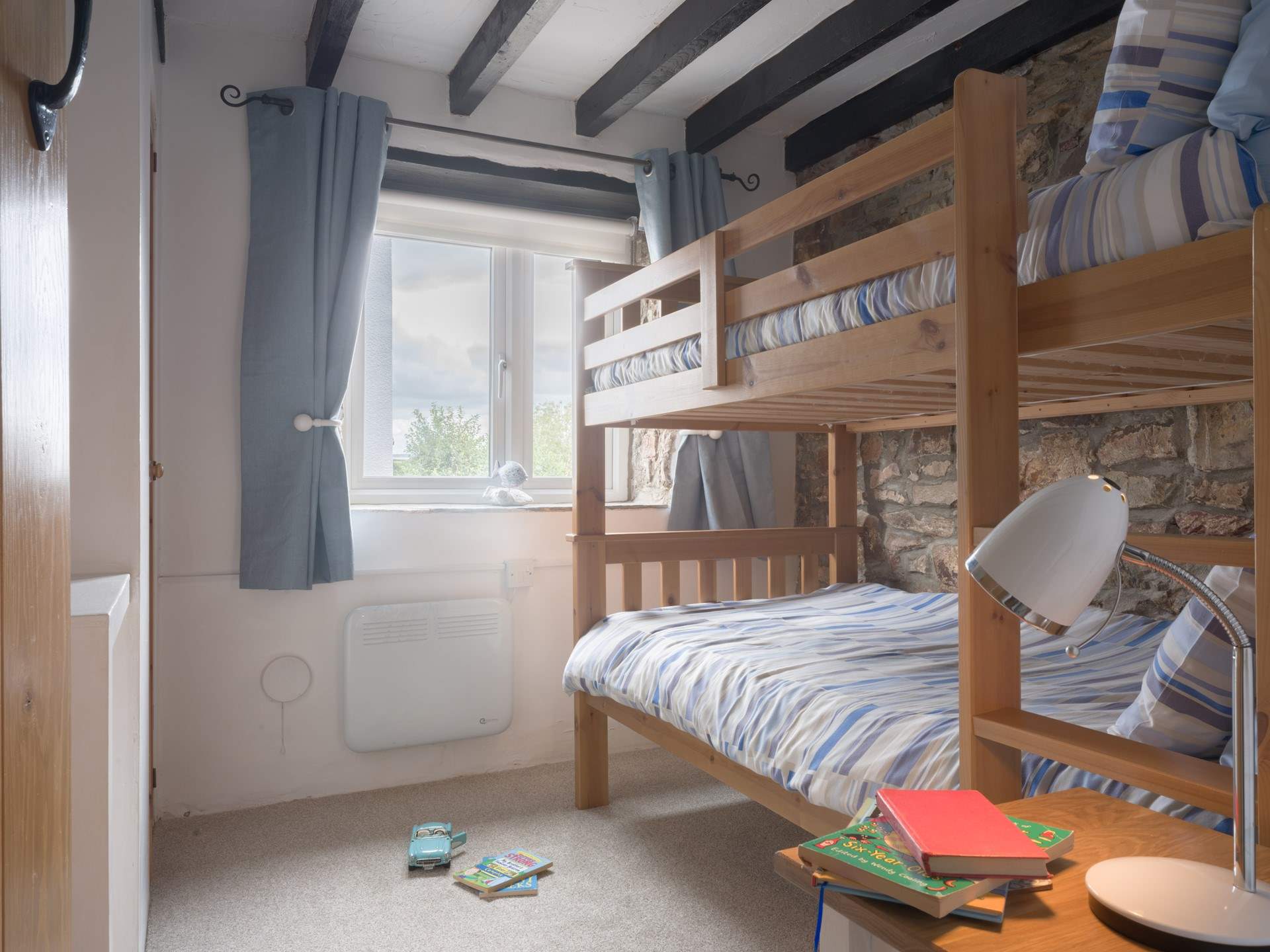 The children will love the bunk-beds.