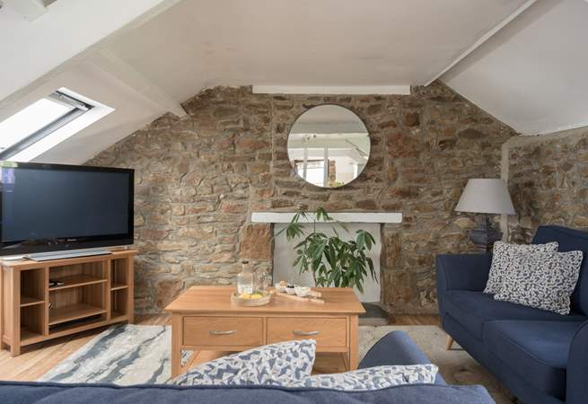 Gull Cottage has an upside down layout providing a sociable open plan living area.