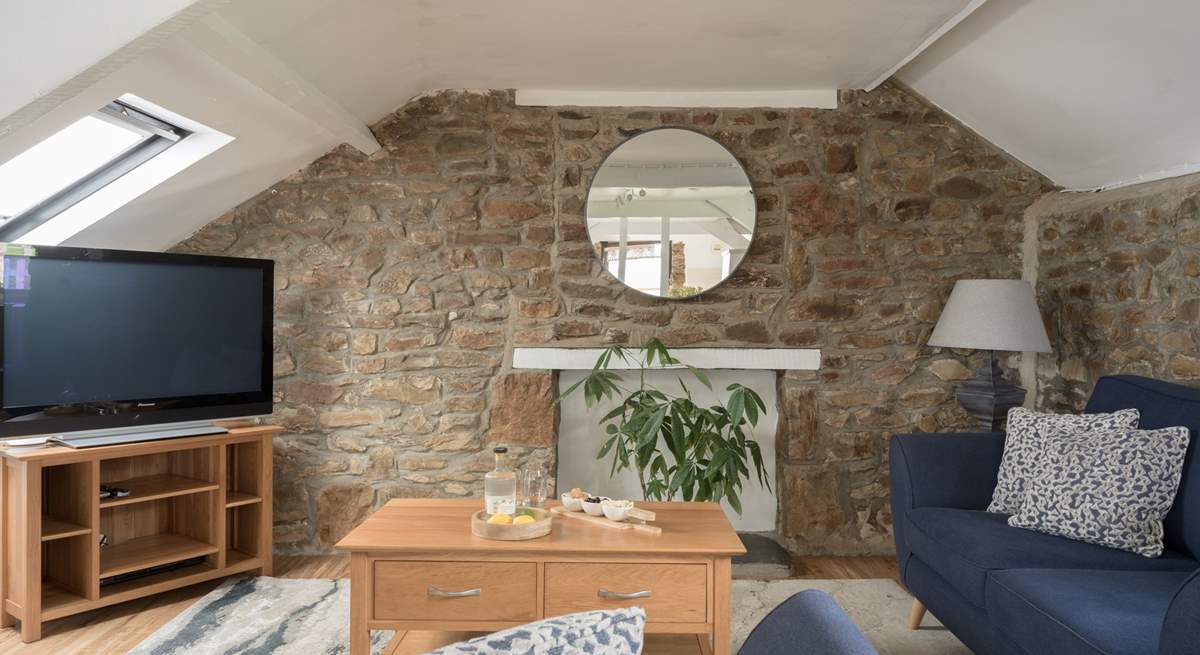 Gull Cottage has an upside down layout providing a sociable open plan living area.