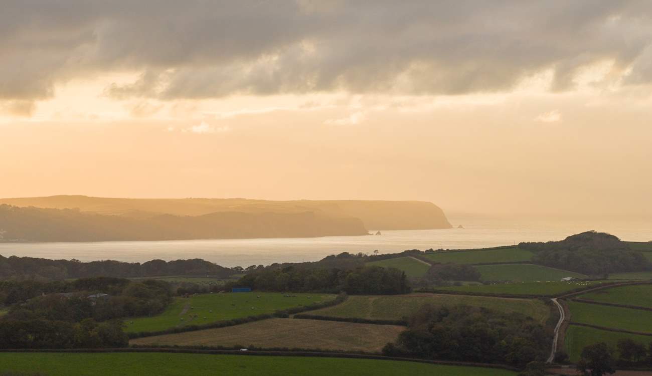 The spectacular north Devon coast is just a short drive away.