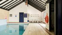 The swimming pool is available to book for exclusive hour-long sessions.