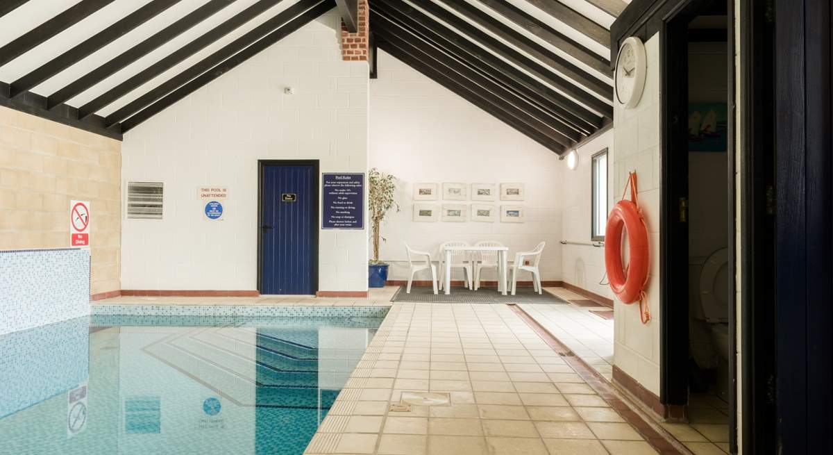 The swimming pool is available to book for exclusive hour-long sessions.