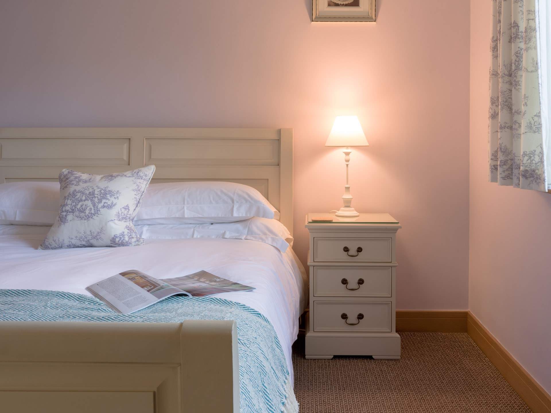 Tasteful styling makes for a calm and welcoming space to rest your head.