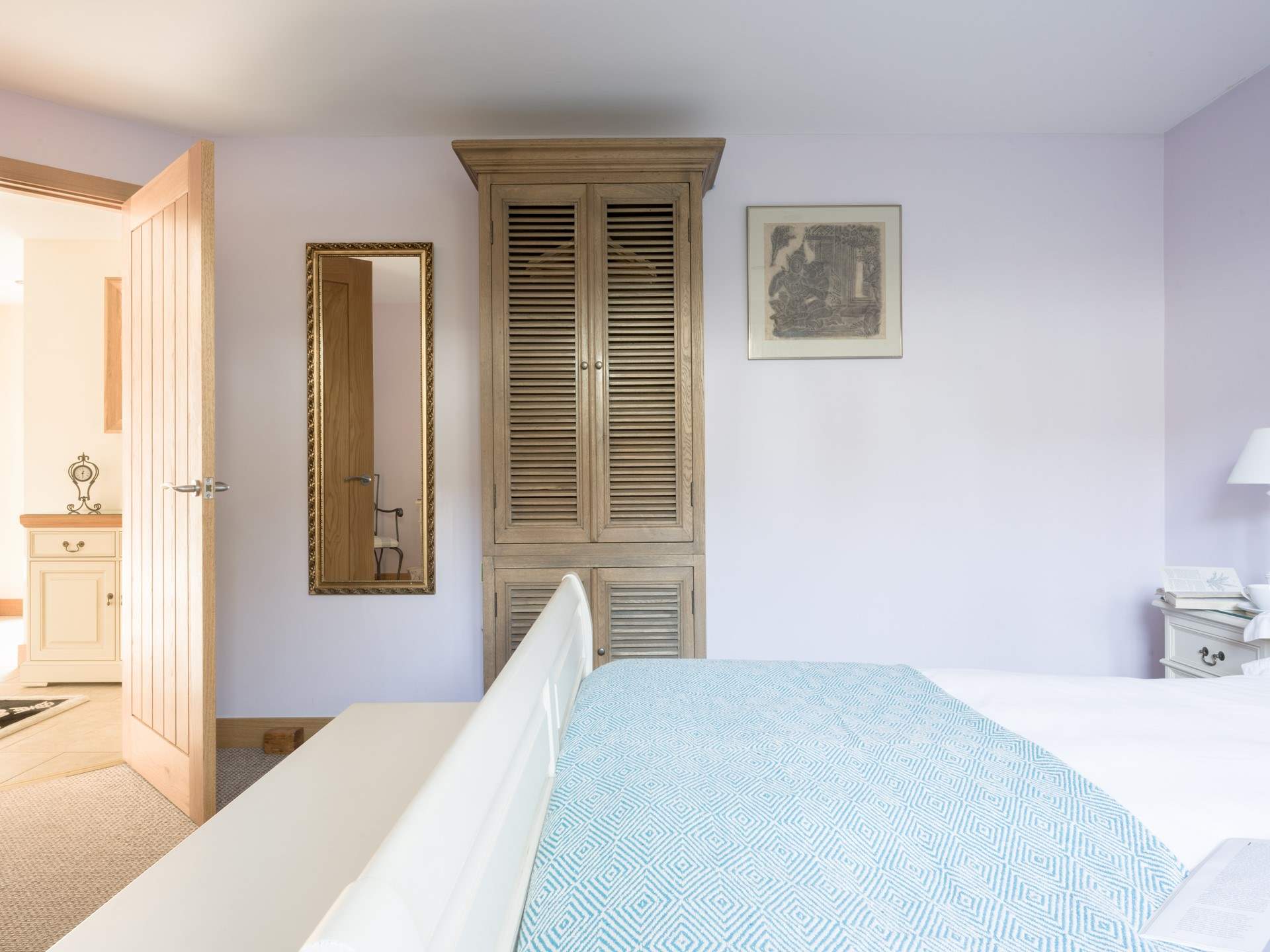 Bedroom 2 is very generous with plenty of storage and hanging space as well a TV, handy for any breakfast in bed mornings.