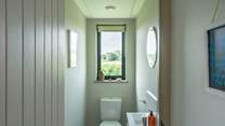 Even the cloakroom gets its own views.