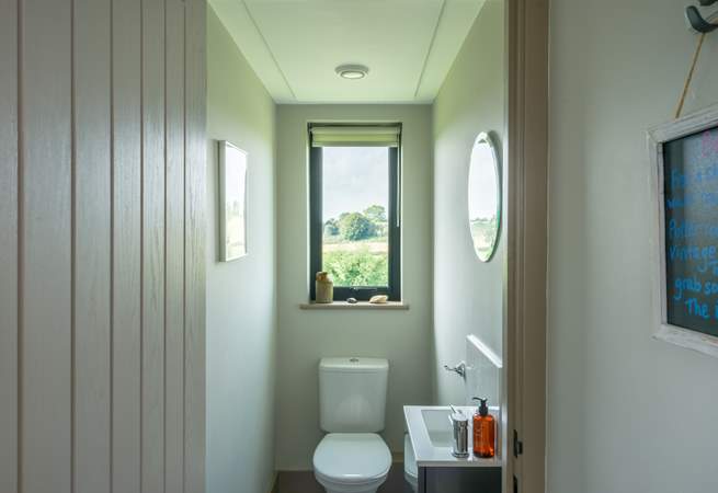 Even the cloakroom gets its own views.